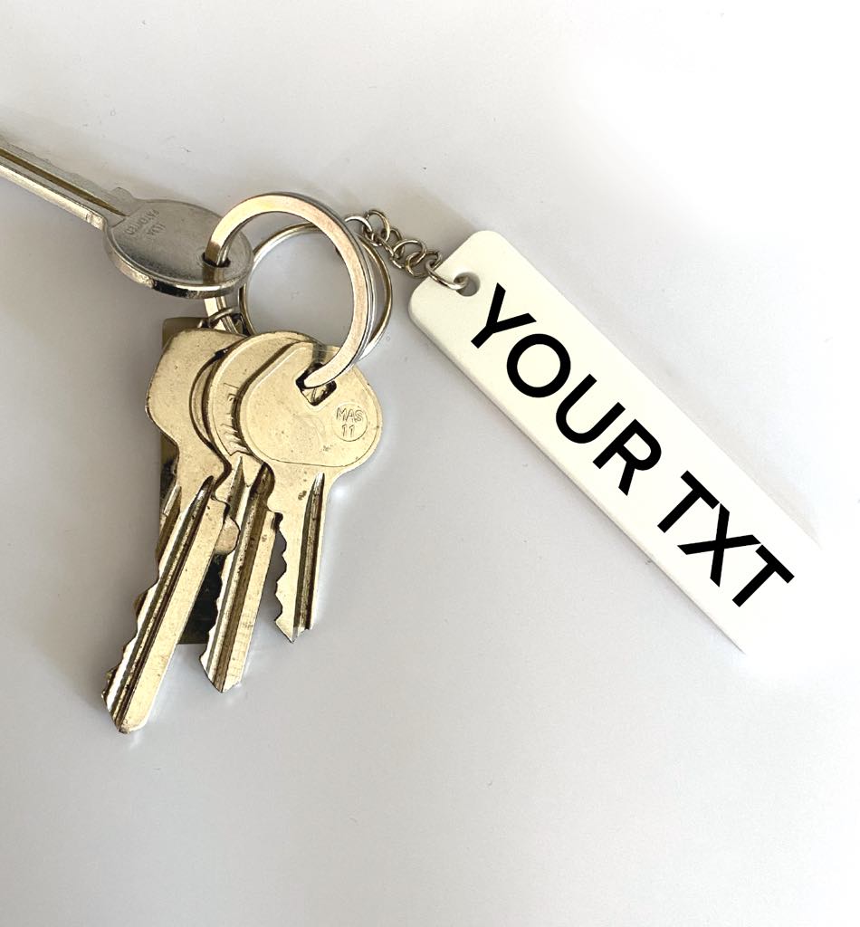 License plate Keyring