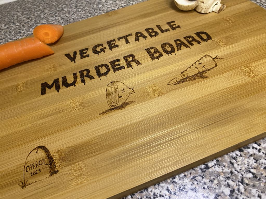Vegetable Murder Board