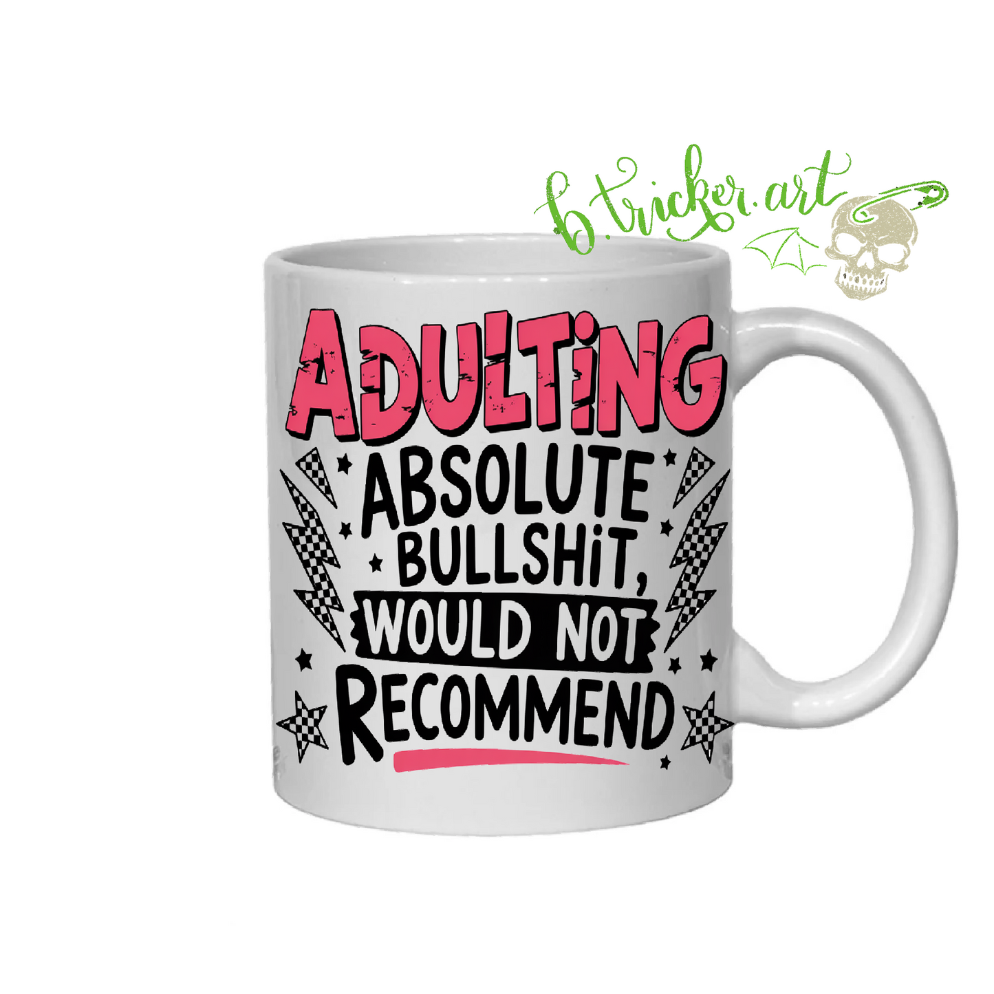 “Adulting: Would Not Recommend” Mug | Funny Adulting Humour Gift
