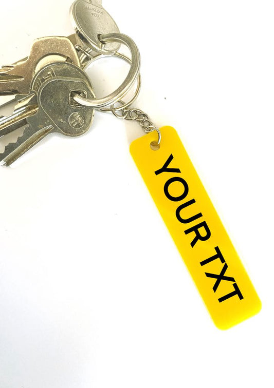License plate Keyring