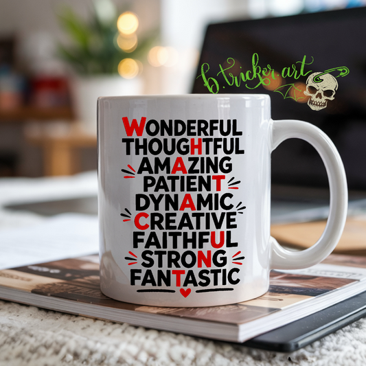 Hidden Message Mug | Secret “What A C**t” Design | Funny Rude Gift