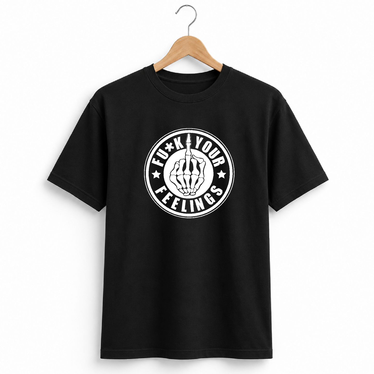 “F*ck Your Feelings” T-Shirt | Funny Gothic Graphic Tee | Alternative Punk Rock Clothing | Sarcastic Unisex Shirt