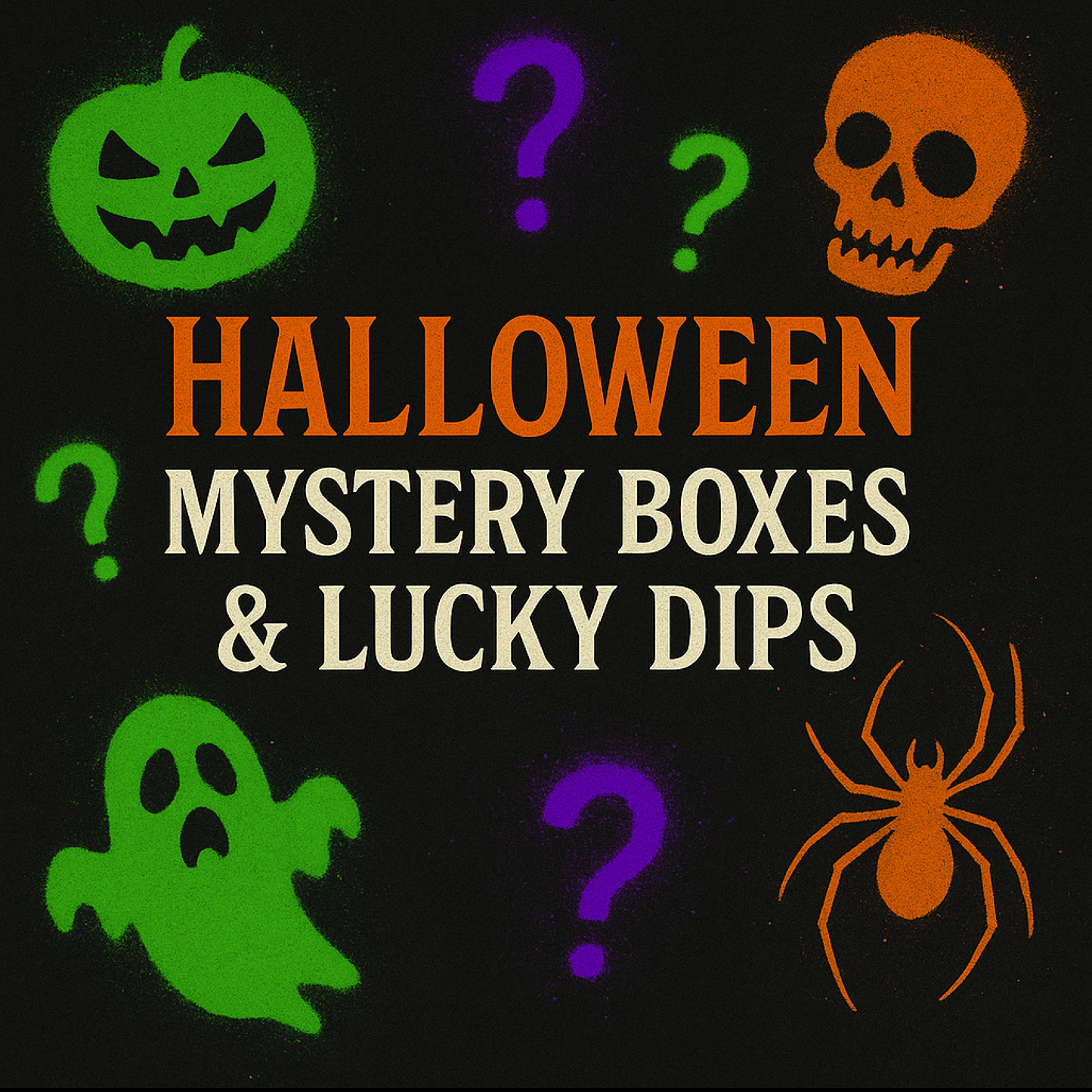 Halloween Mystery Box | Spooky Surprise Gift Box, Horror Mystery Bundle & Halloween Lucky Dip