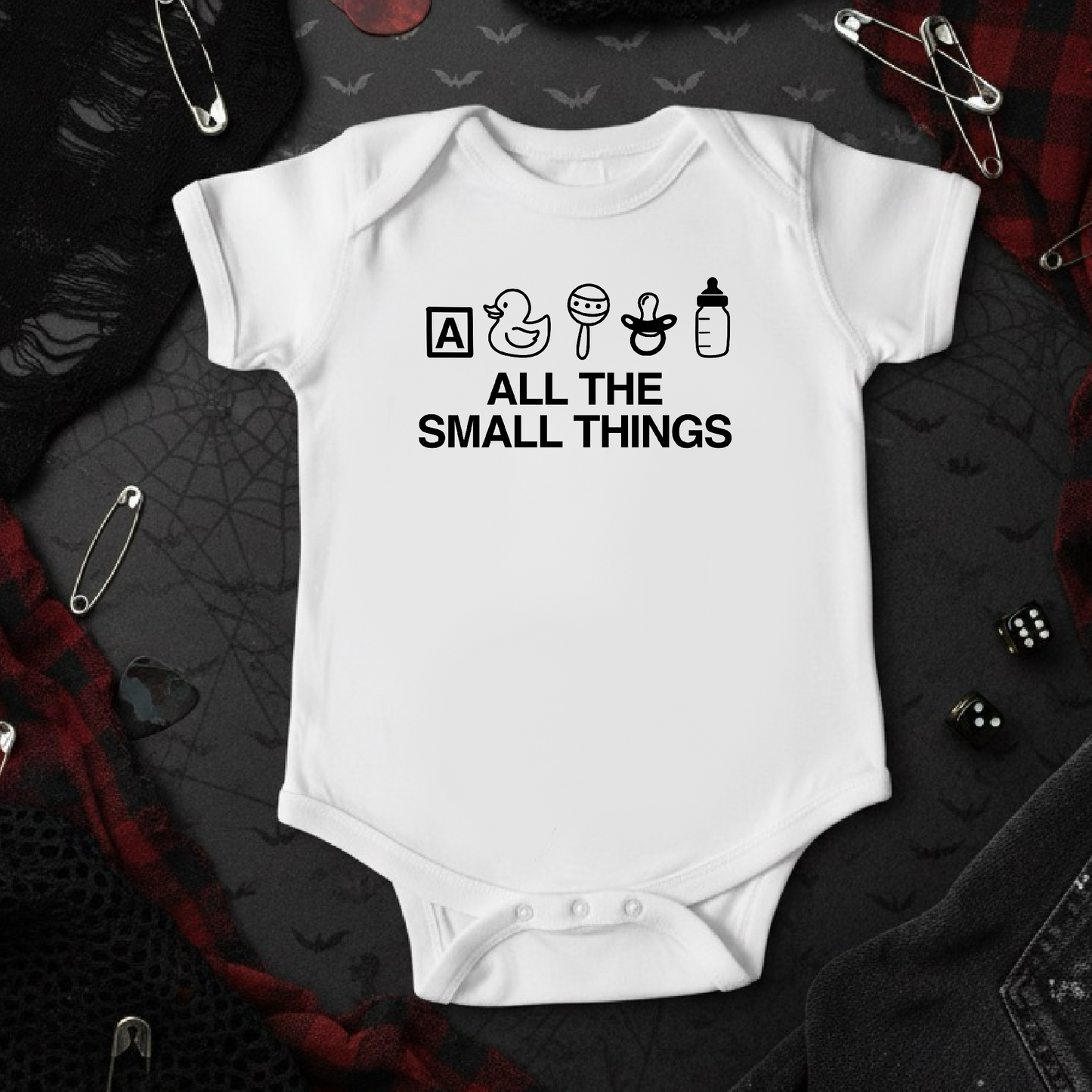 Punk Baby Vest – All The Small Things | Alternative Baby Gift