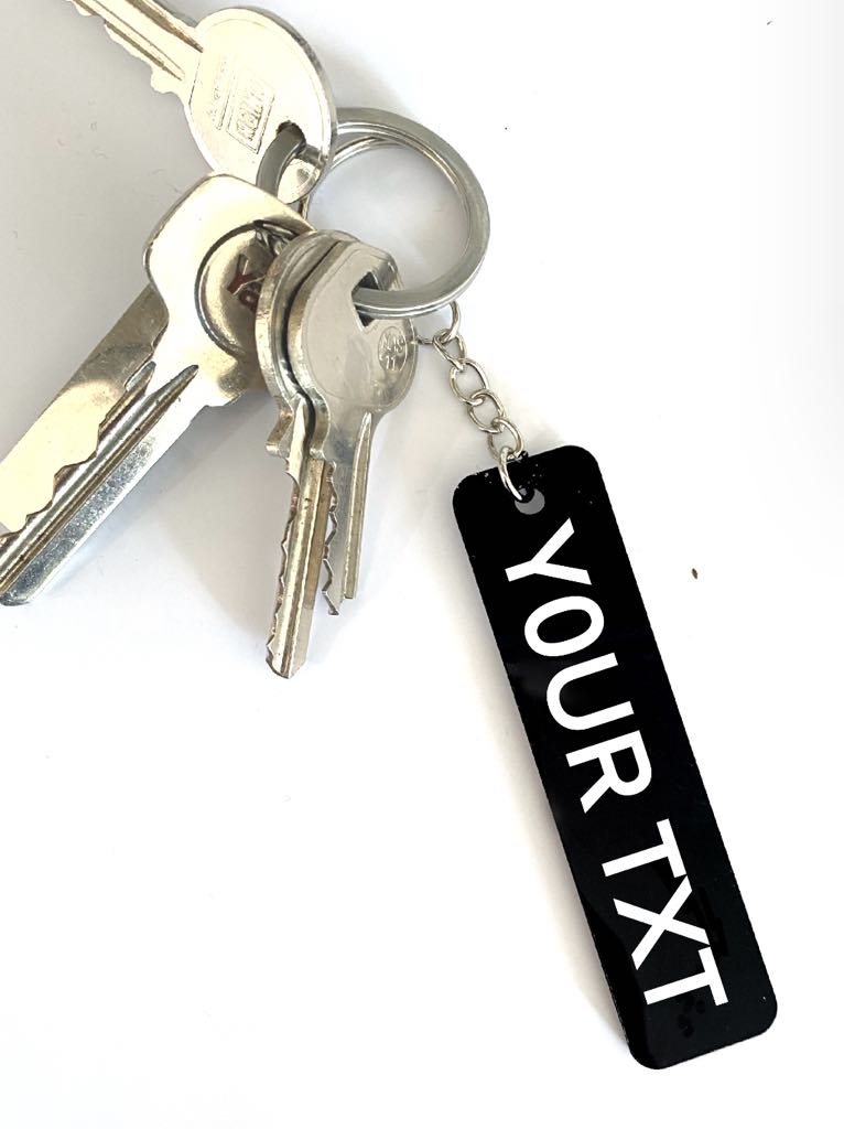License plate Keyring