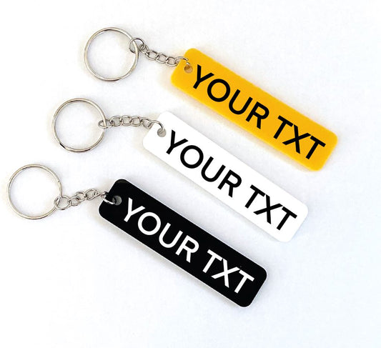 License plate Keyring