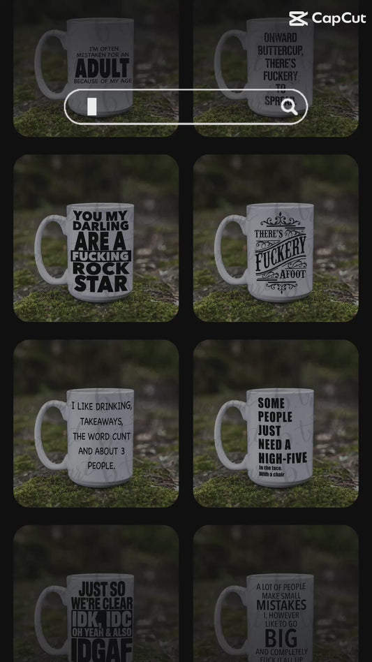 Rude, funny, sarcastic 11oz Mug Collection